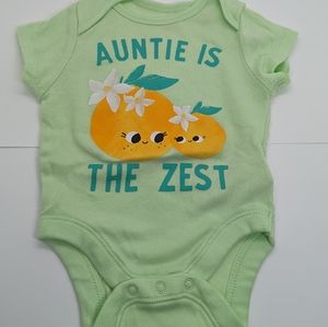 Old navy 3 months auntie is the zest body suit